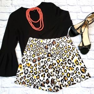 Line & Dot Revolve Leopard Mona Shorts